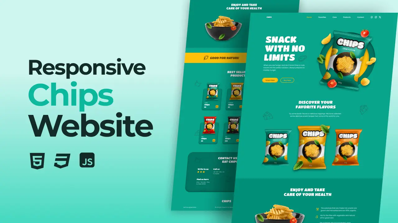 Responsive Chips Website